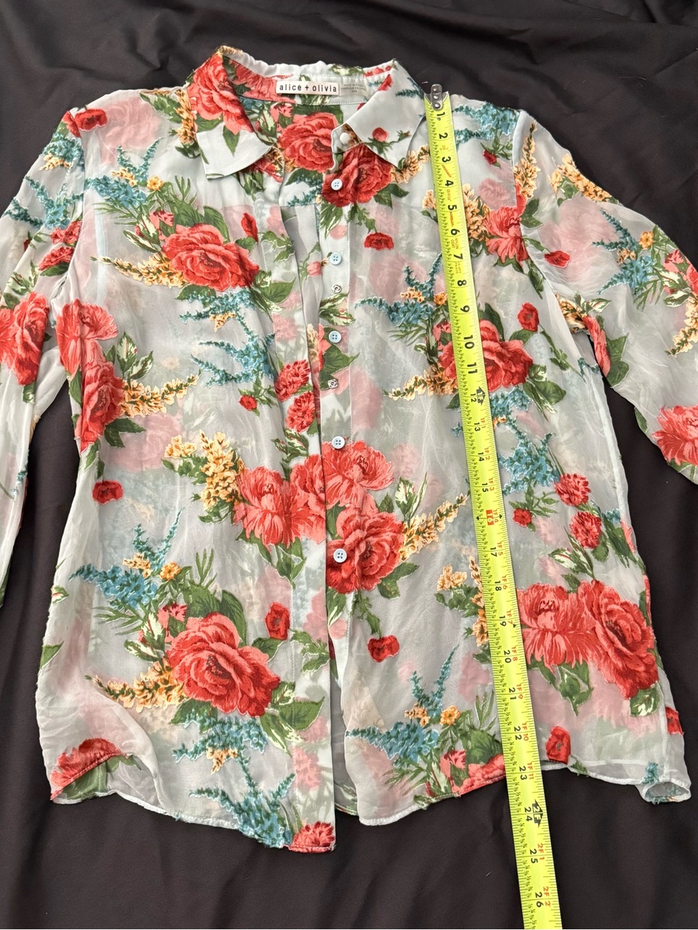 Alice + Olivia Sheer Blouse - Picture 5 of 8